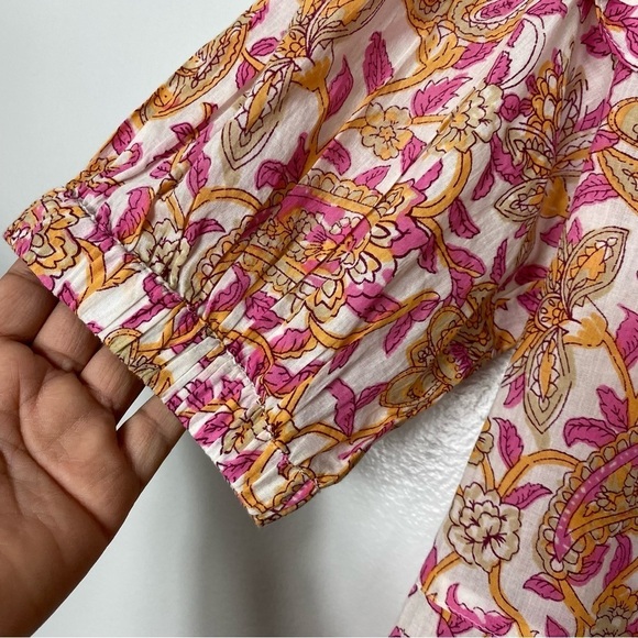 LOLA Australia ruffle paisley blouse - Picture 9 of 11